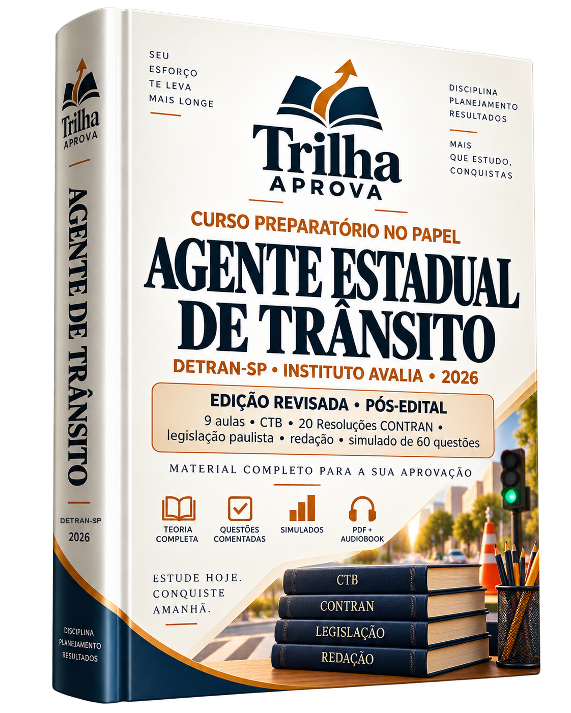 Capa da Agente de Trânsito — DETRAN-SP 2026